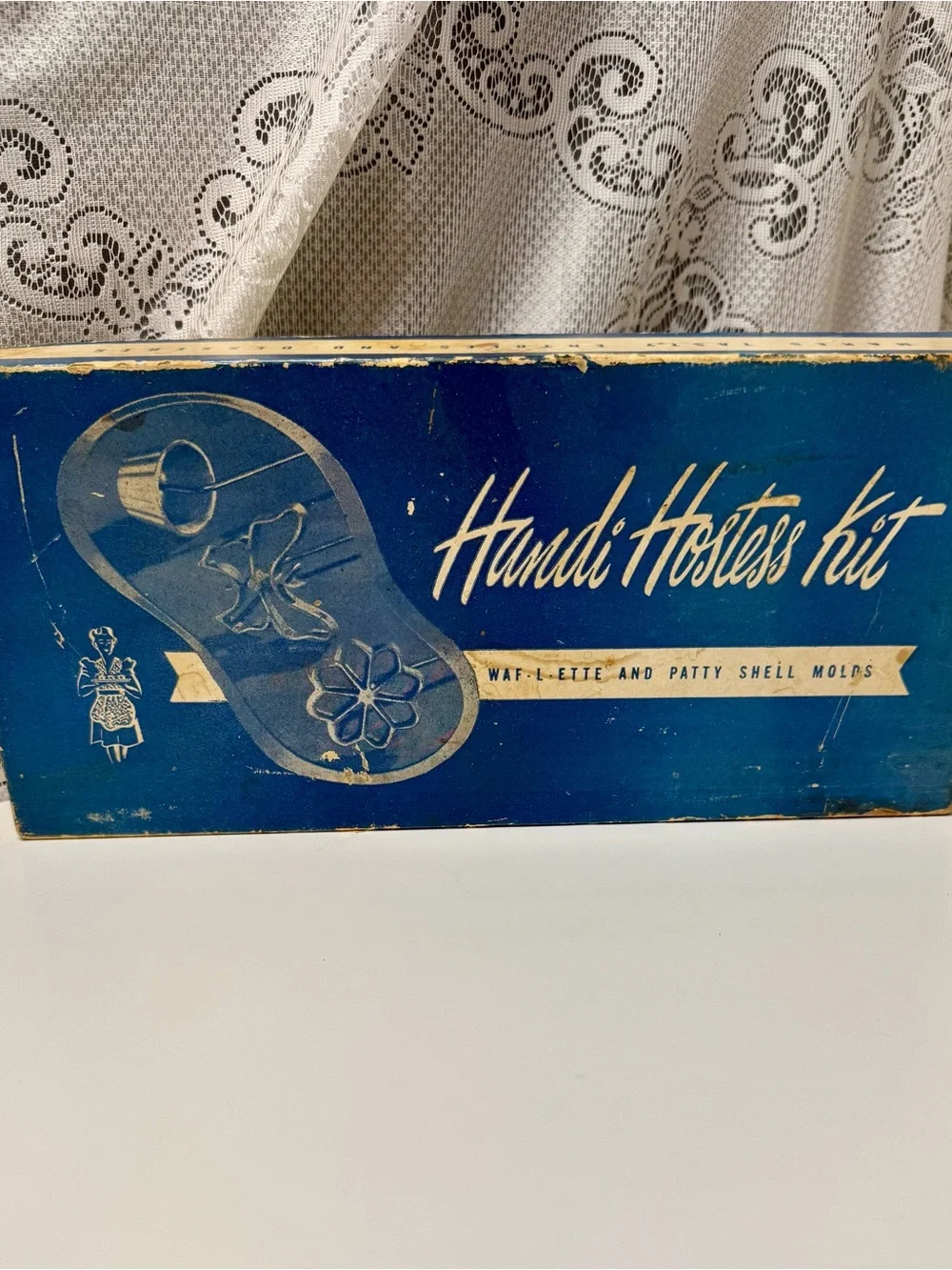 Vintage 1950’s Bonley Products Handi Hostess Kit, Wafflette Cookie Molds